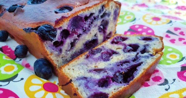 Bananenbrood met blueberries