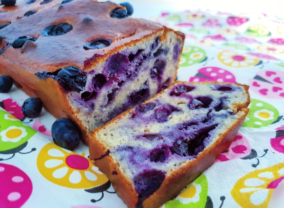 Bananenbrood met blueberries