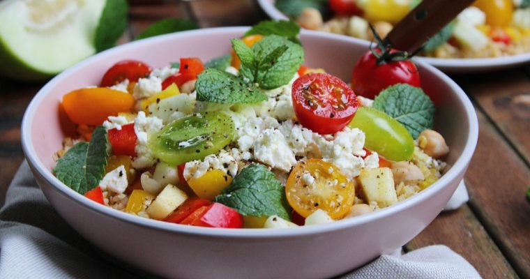 ZOMERSE SALADE MET CUMELO