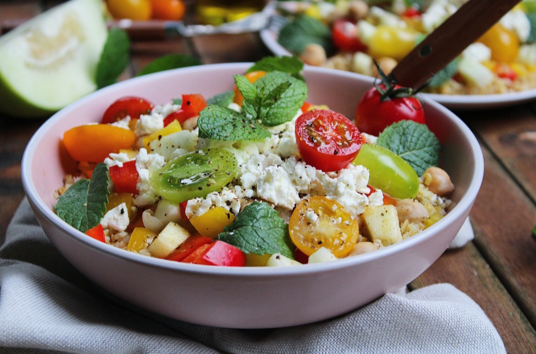 ZOMERSE SALADE MET CUMELO