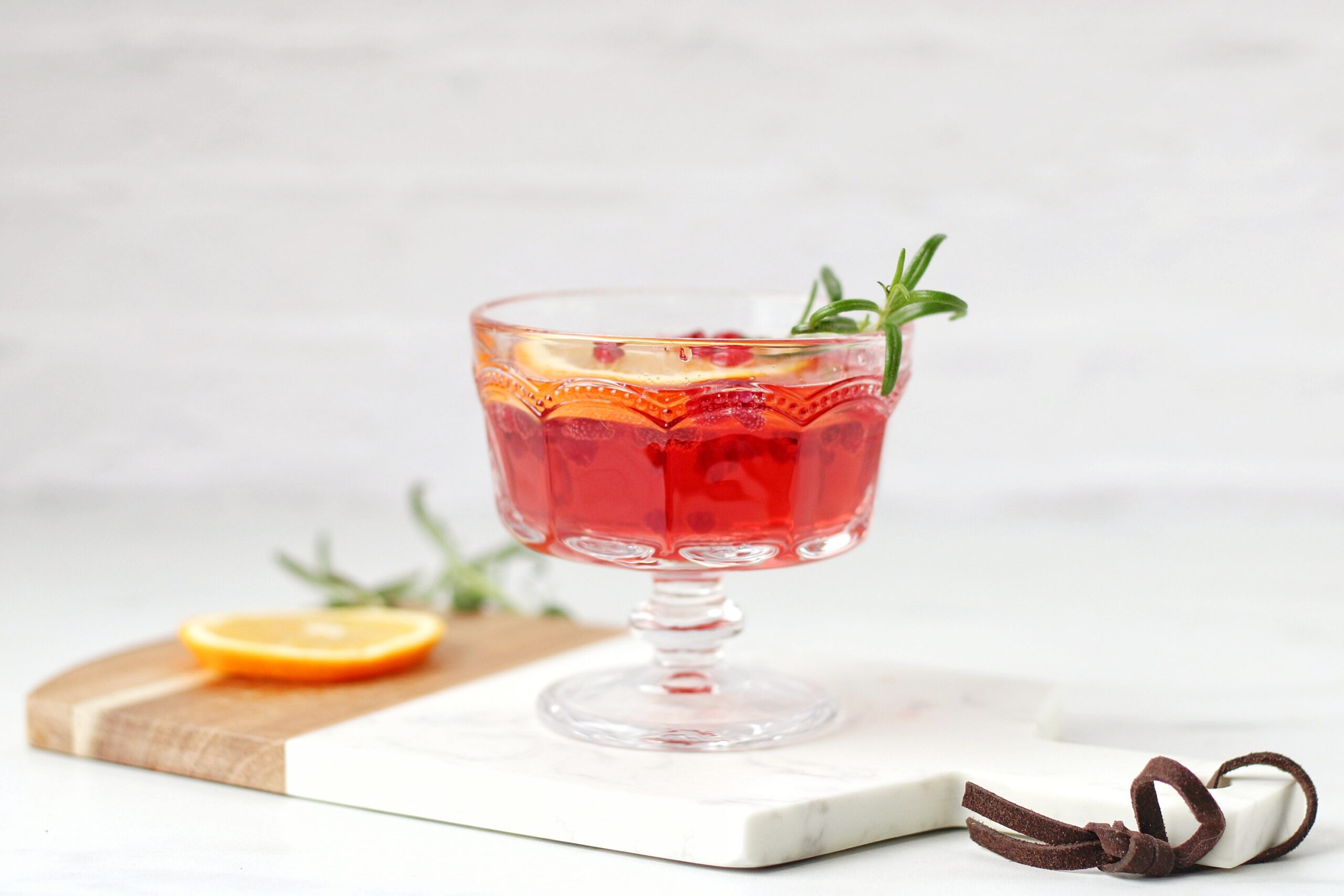 Mocktail met granaatappel (Tournée Minérale)