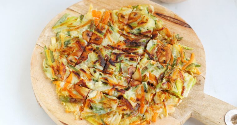 Koreaanse groentenpannenkoek (YACHAEJEON)
