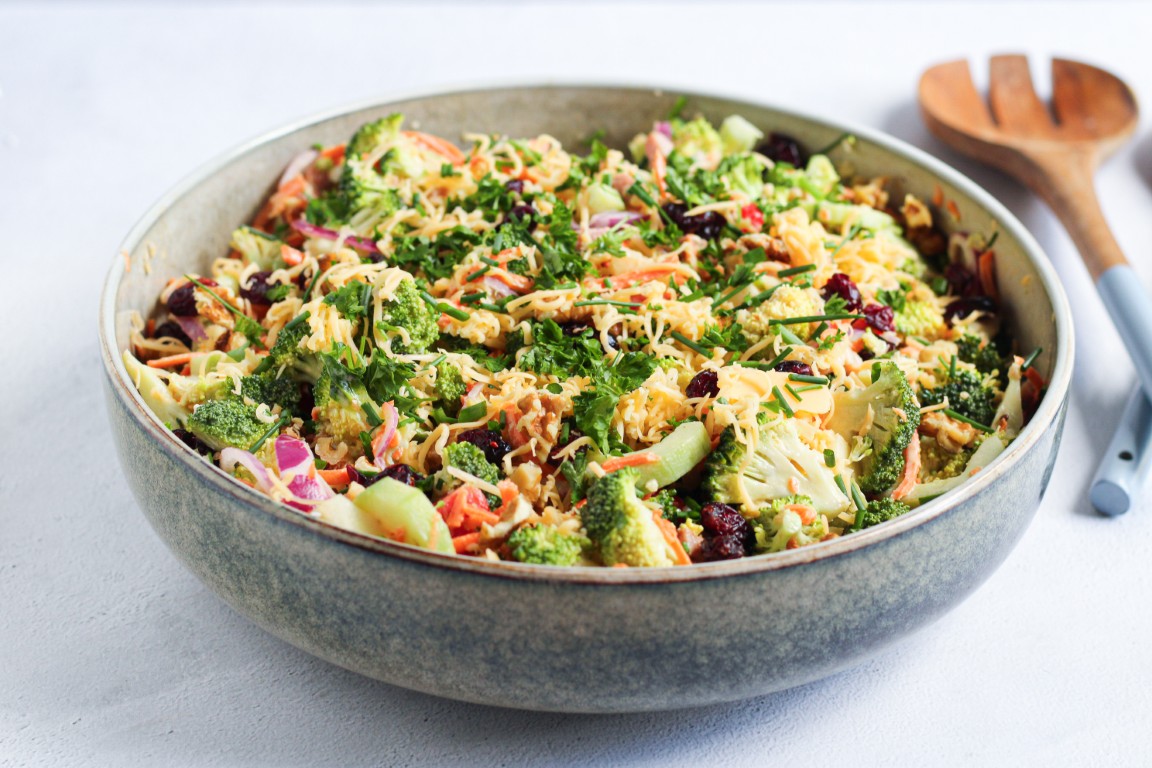 Rauwe broccolisalade à la Belge